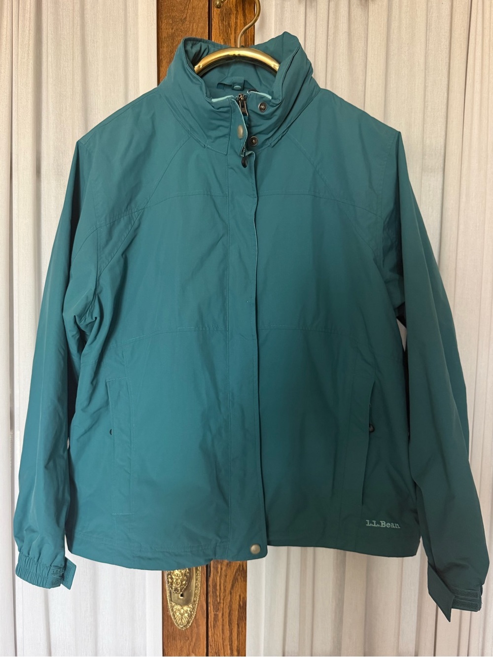 L.L. Bean Teal Green Midweight Jacket